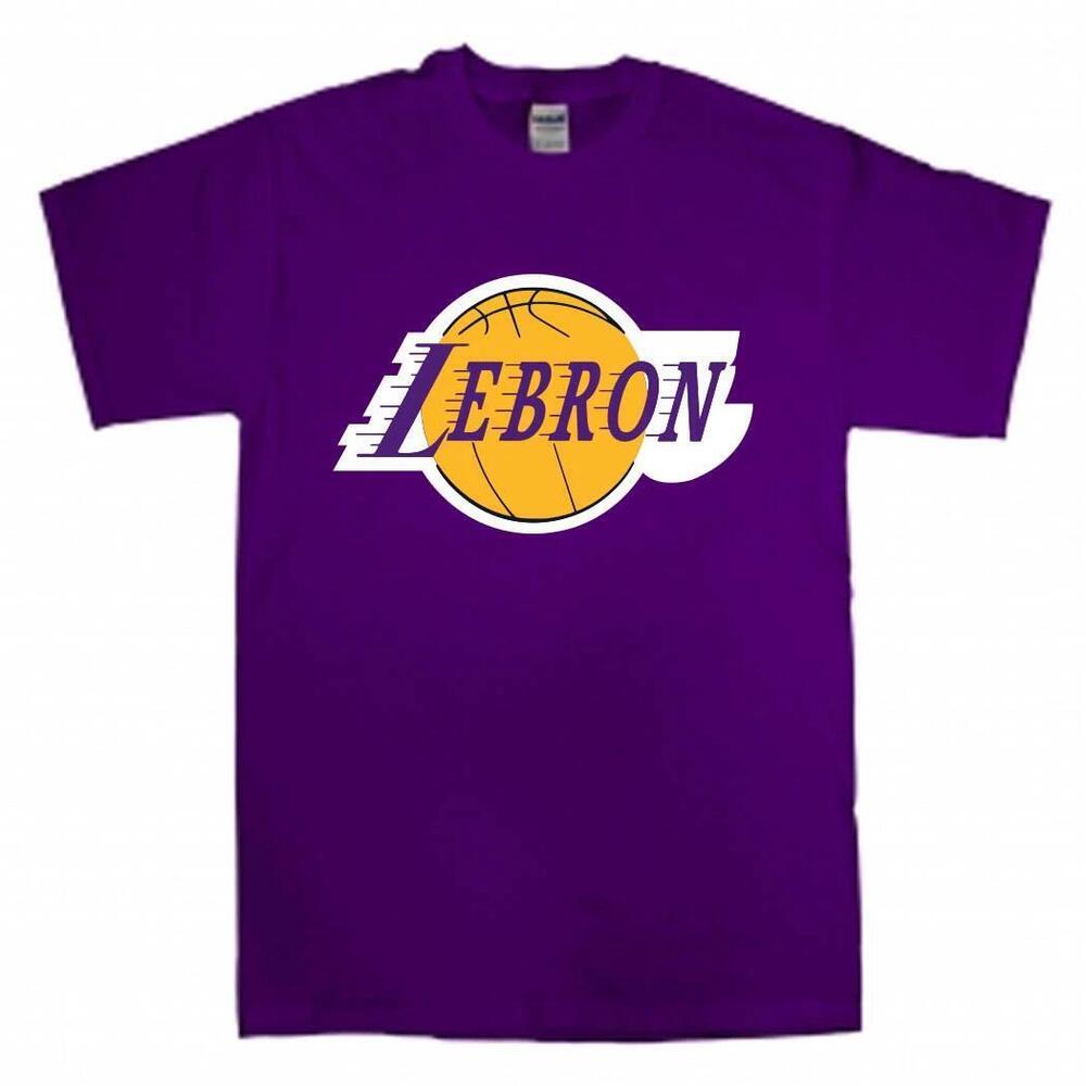 Lebron James Los Angeles Lakers Logo T-Shirt